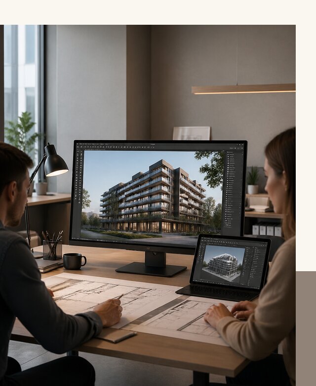 3D визуализация архитектуры и объектов строительства в Нягани