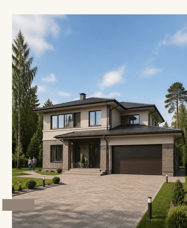 Проект дома 10 на 12 с гаражом в Нягани по цене 76395 | А3дПро-Нга